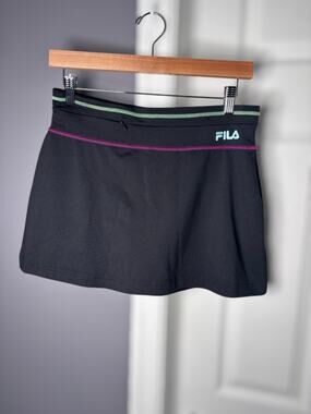 Fila Black Athletic Skort Tennis Golf Pickleball Small